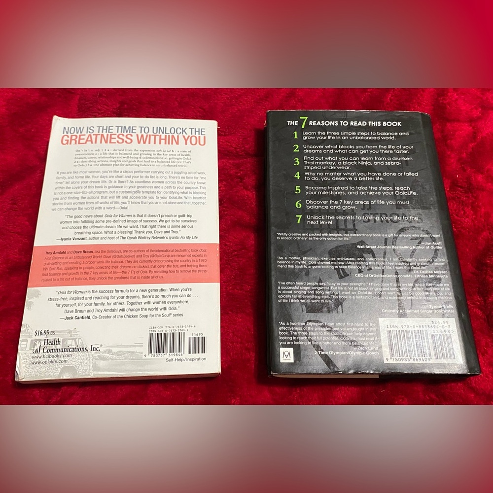 Oola Book Set Great Condition No writing or marks Great Self Help & Motivation - Picture 3 of 7